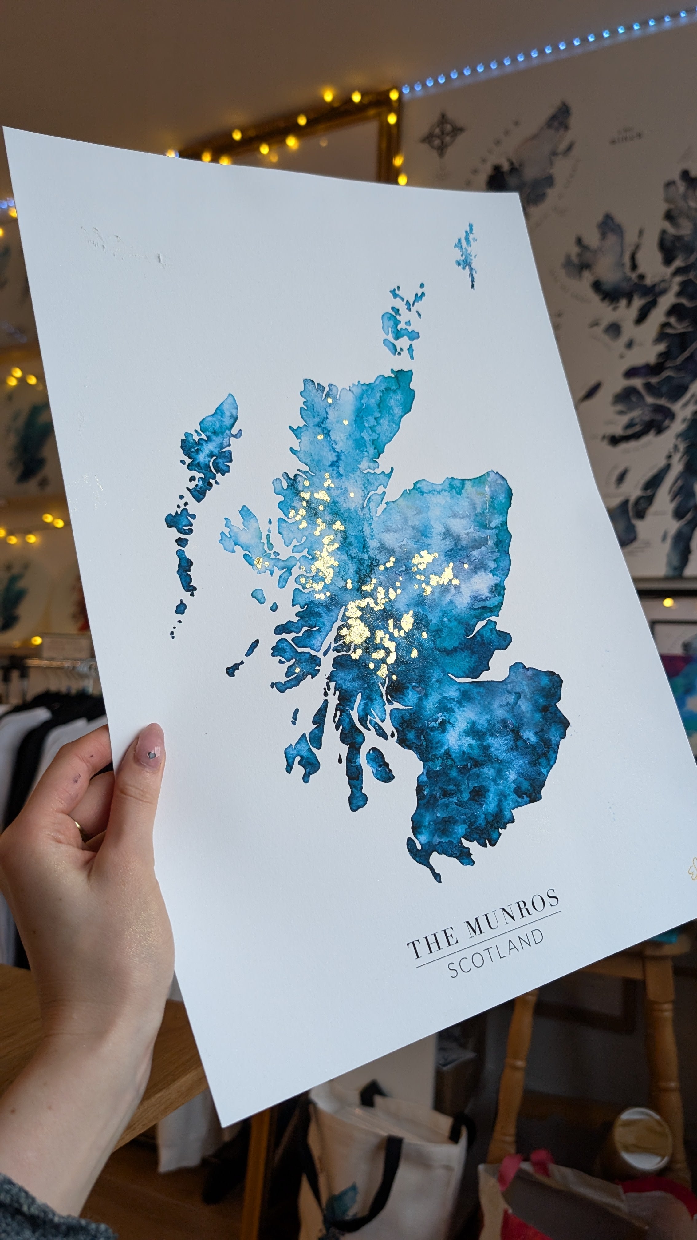 A3 Munro print Art Print