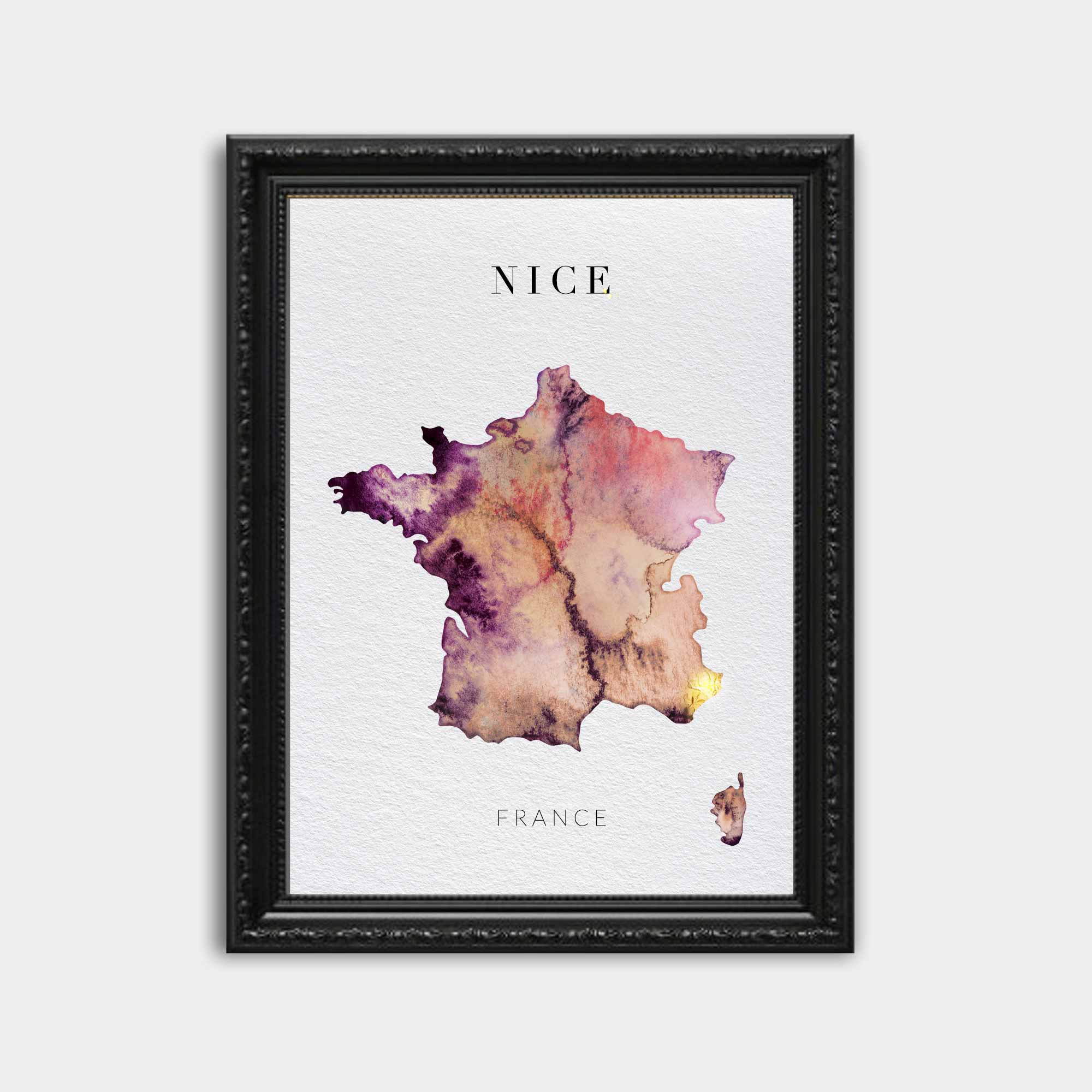 EJayDesign A3 Shabby Gold Antique Frame