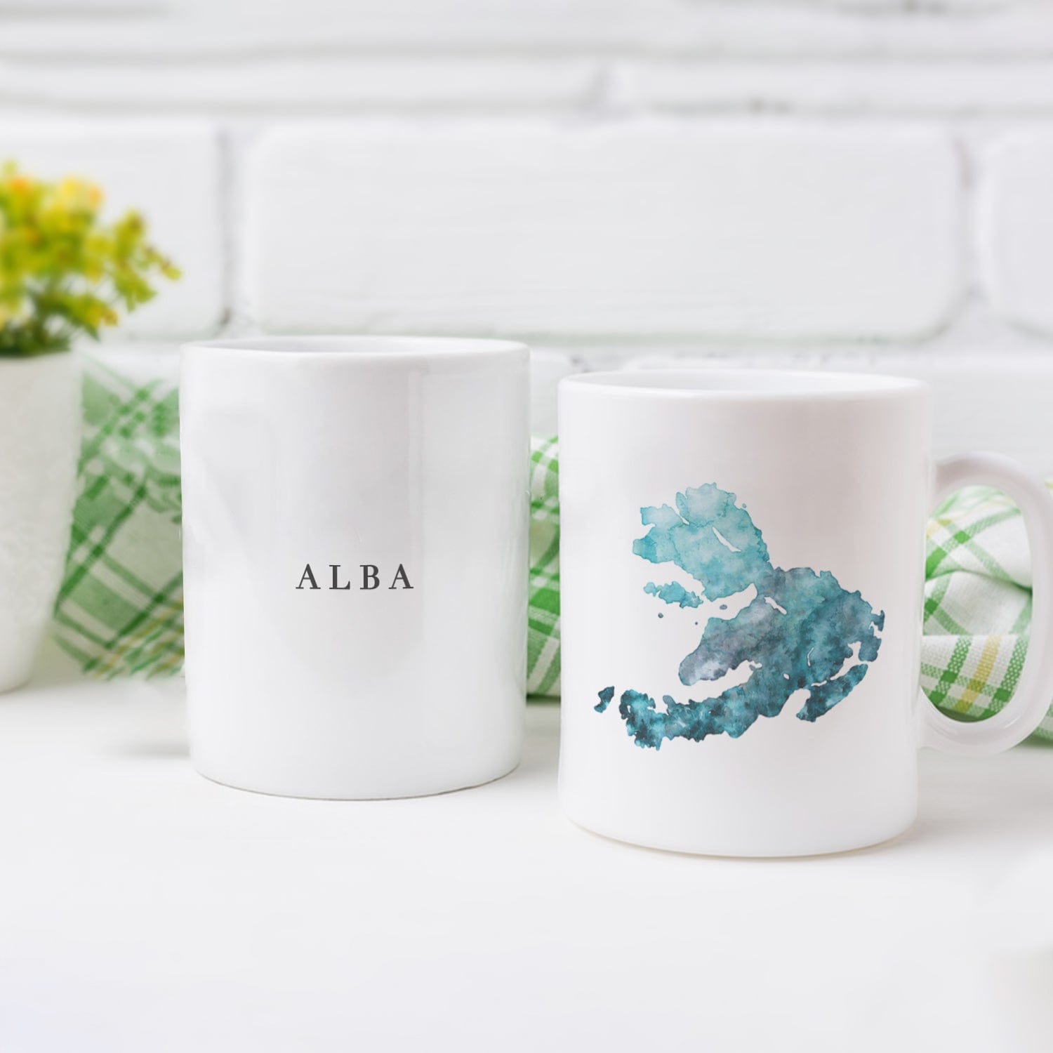 EJayDesign Alba Isle of Mull Custom Watercolour Mug