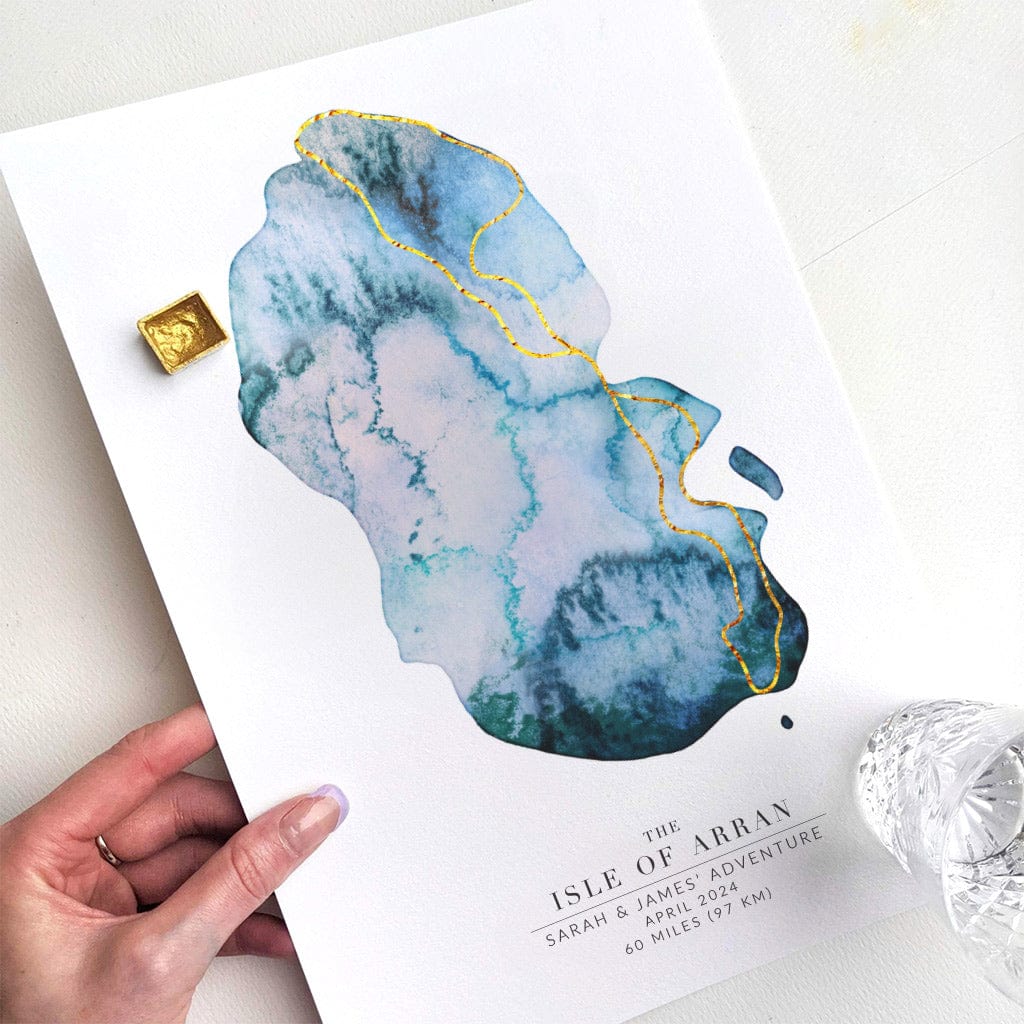 EJayDesign Posters, Prints, & Visual Artwork Arran: Ultra Tour- Rat Race Map