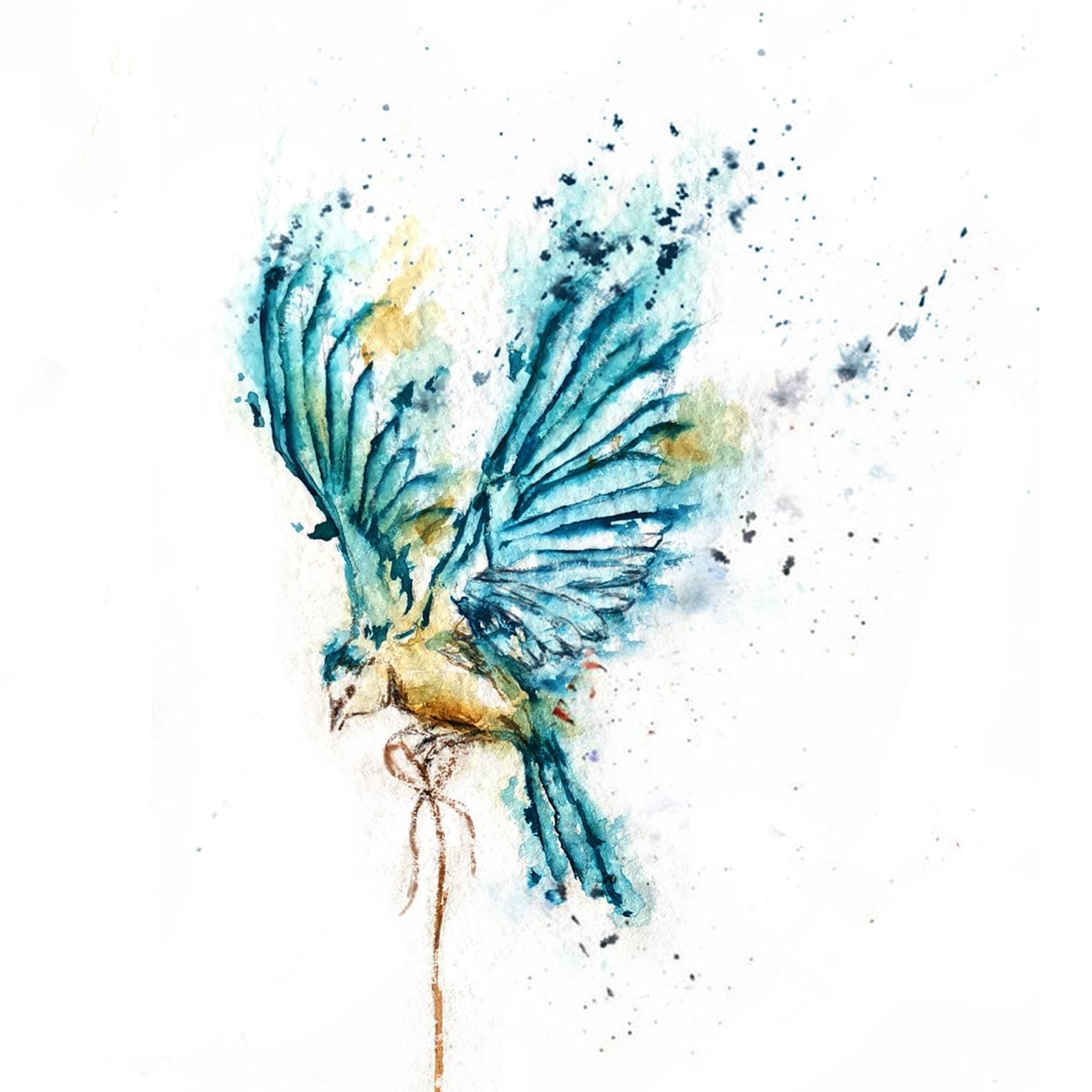 EJayDesign Bird Brewing a Strong Cuppa