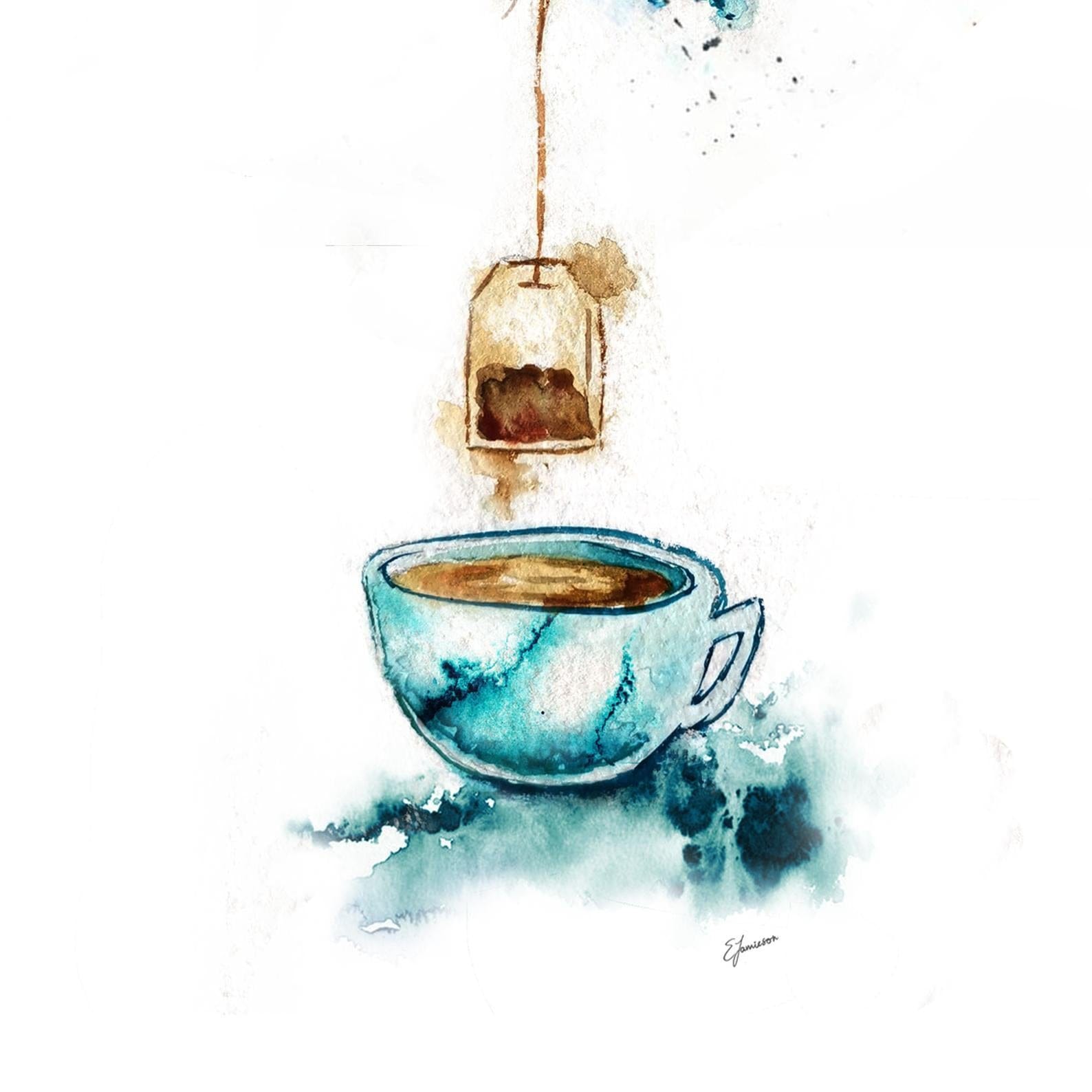 EJayDesign Bird Brewing a Strong Cuppa