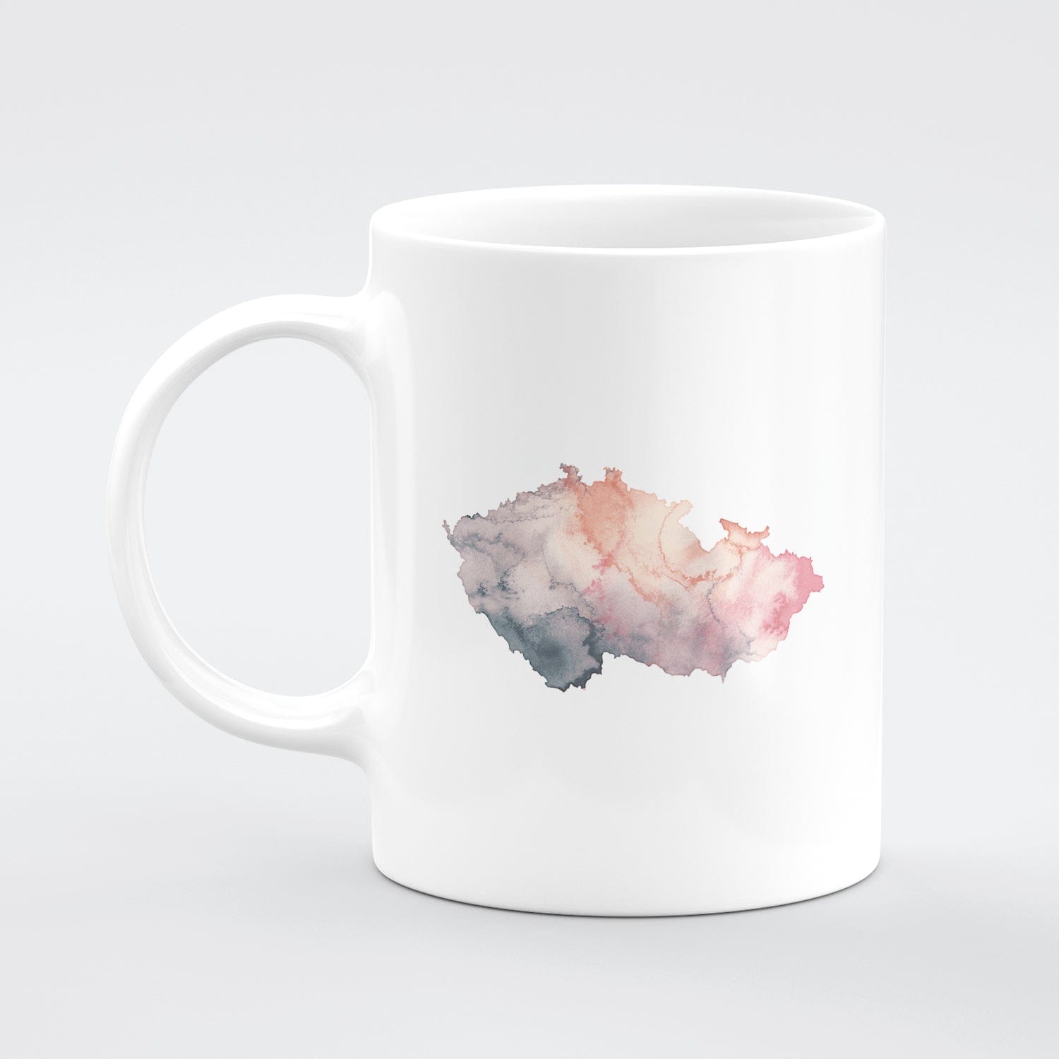 EJayDesign Czeck Republic Custom Watercolour Mug
