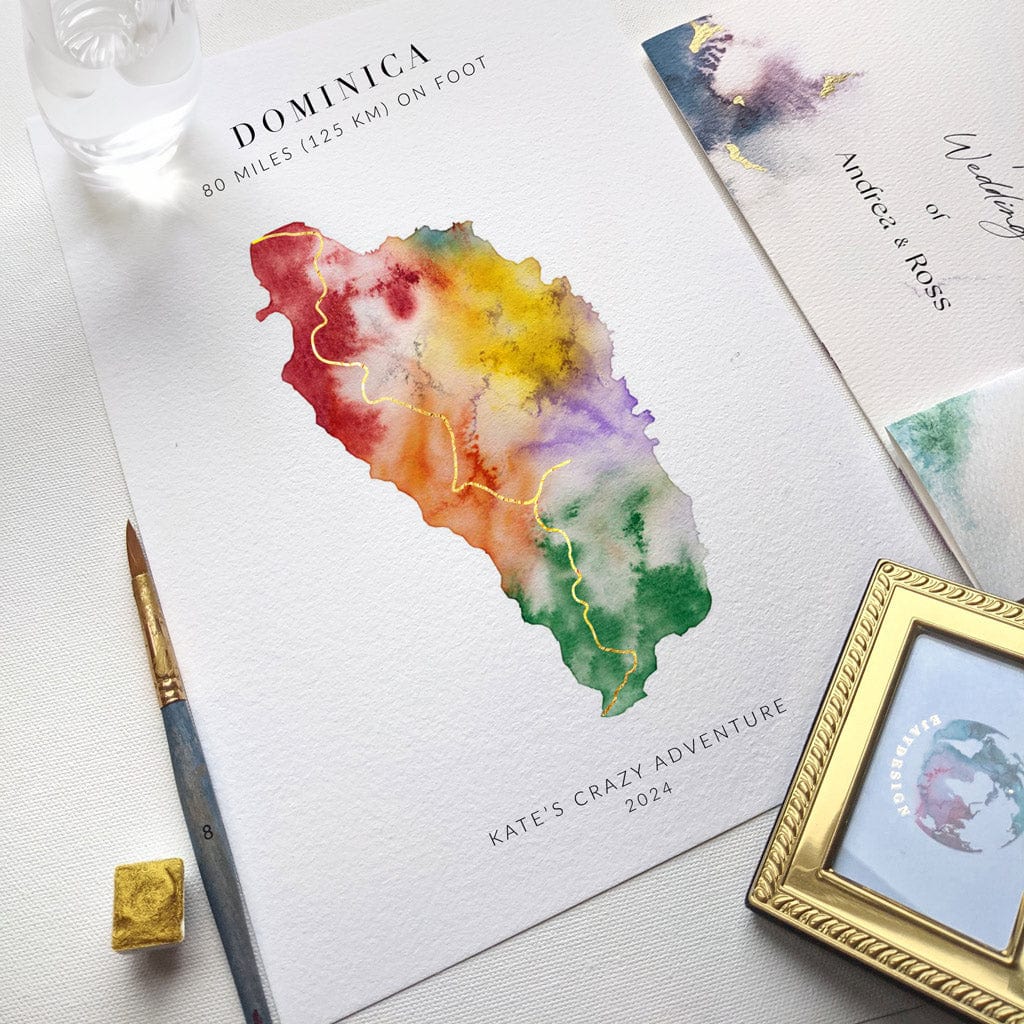 EJayDesign Posters, Prints, & Visual Artwork Dominica: Tip To Toe - Rat Race Map