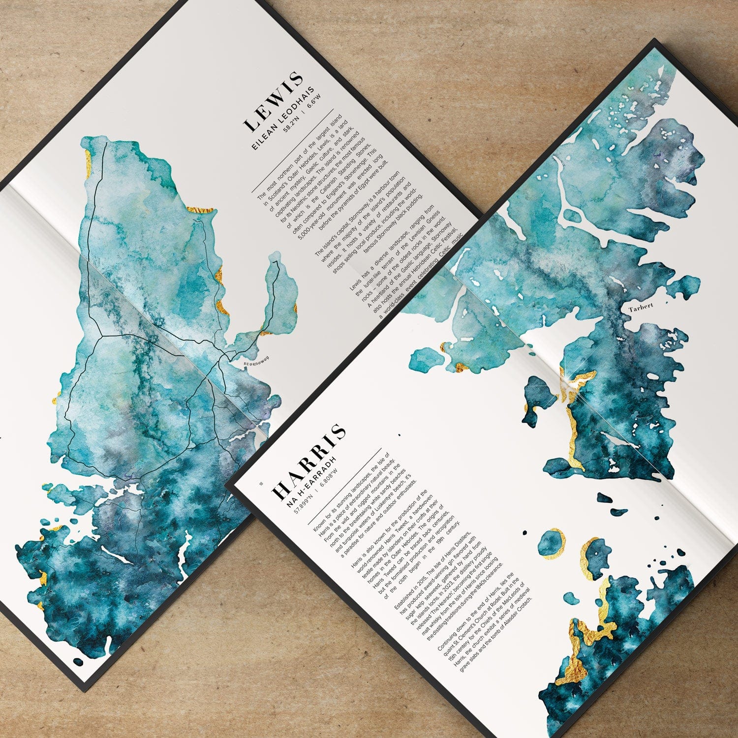 EJayDesign Eileanan Oir Coffee Table Book