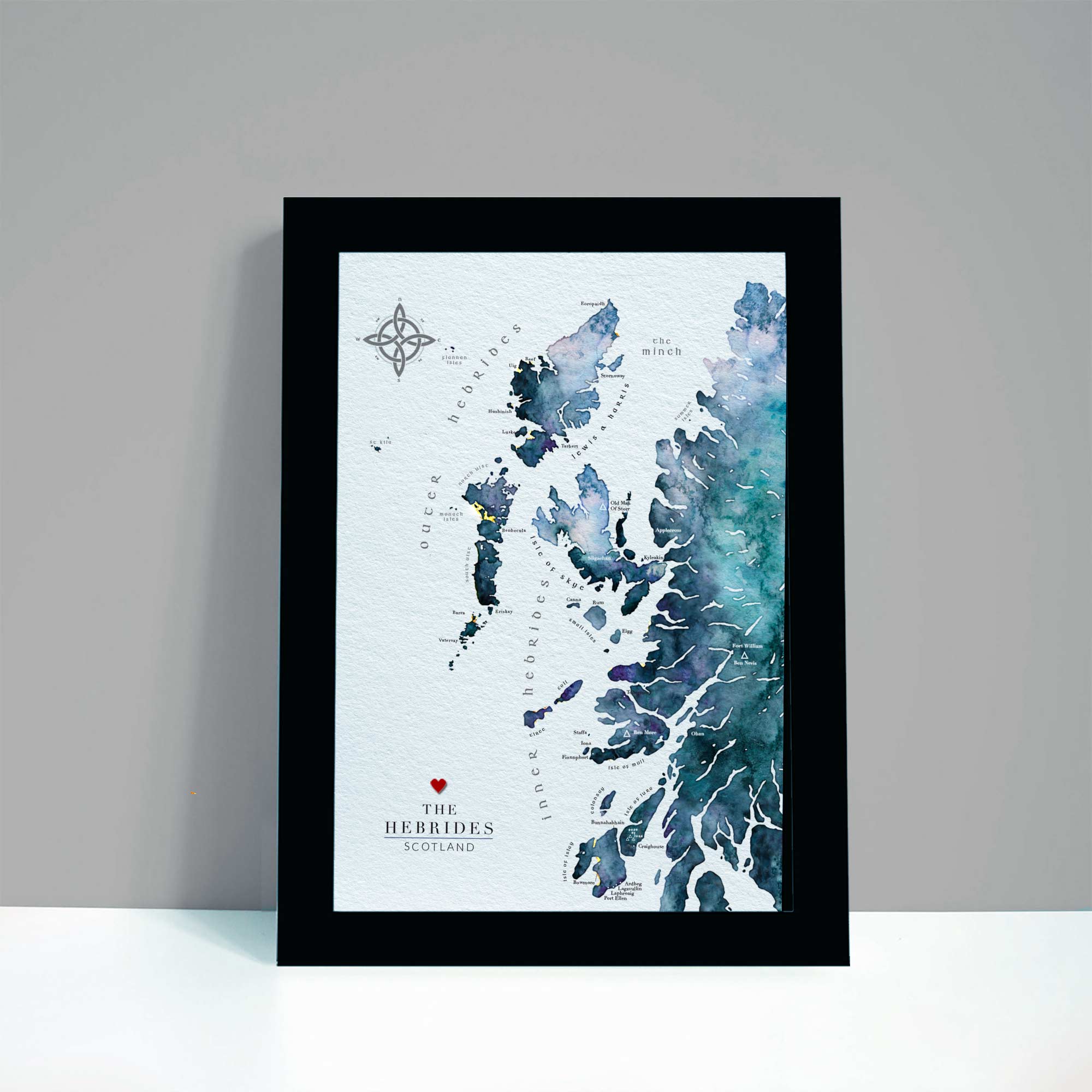 Personalised Isle of Scalpay Watercolour Map Giclee Print | Isle of Harris | Bespoke Giclée Art newest | Outer Hebrides | Scottish Islands