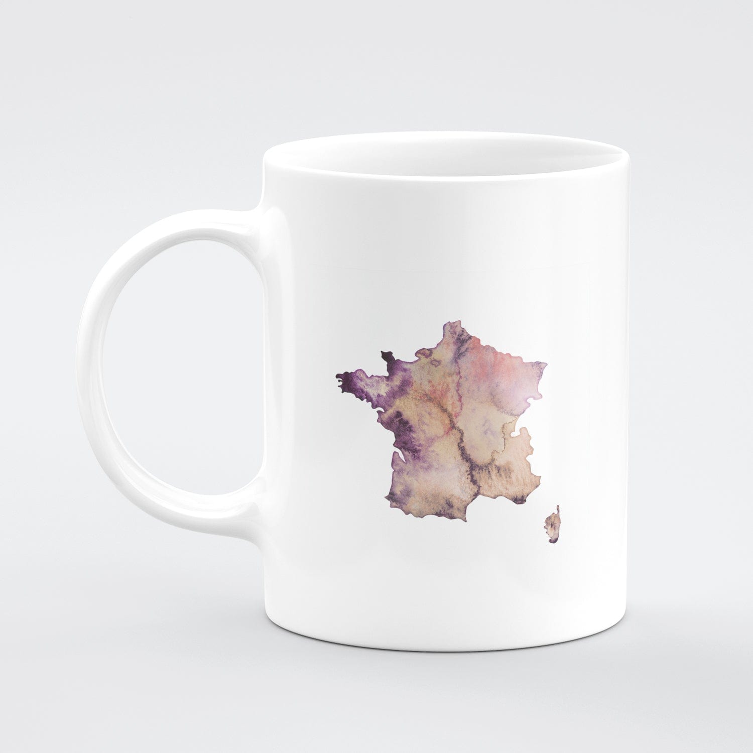 EJayDesign France Custom Watercolour Mug