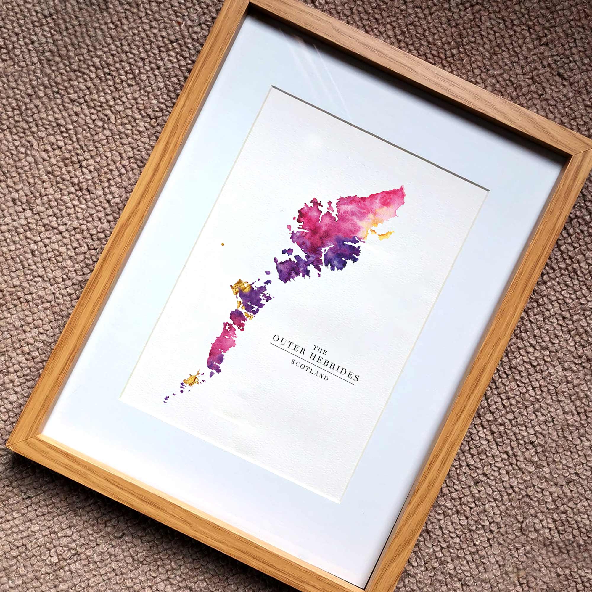 EJayDesign Oak Gallery Frame for A4