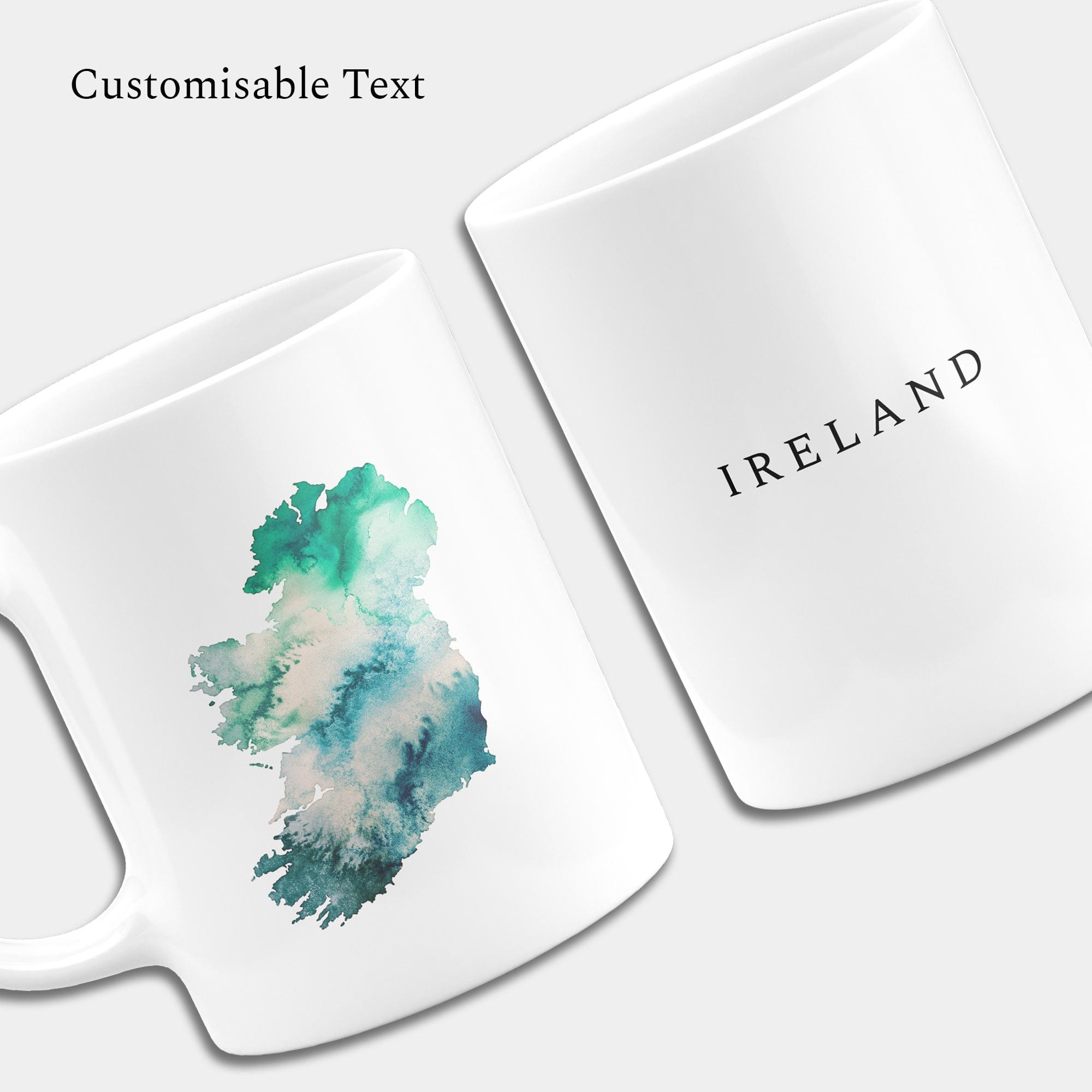 EJayDesign Ireland Custom Watercolour Mug