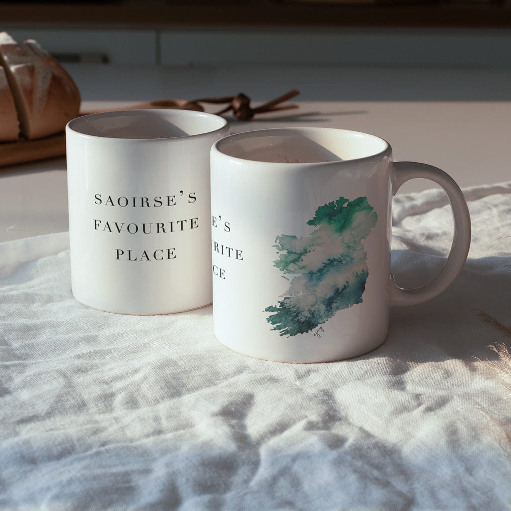 EJayDesign Ireland Custom Watercolour Mug