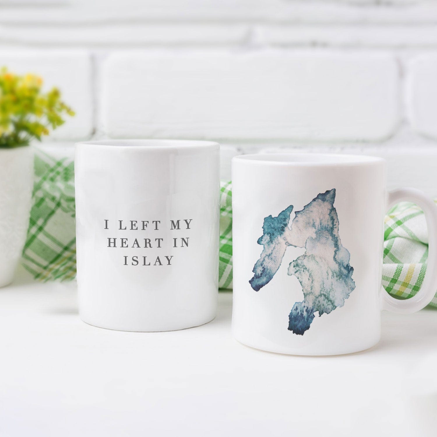 EJayDesign Isle of Islay Custom Watercolour Mug