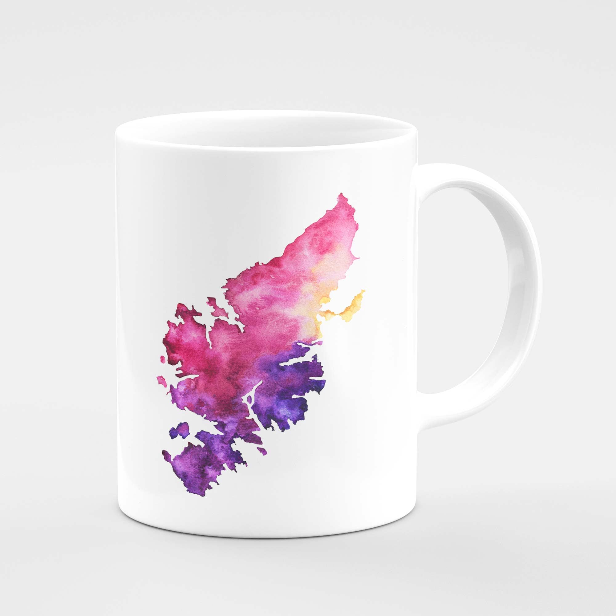 EJayDesign Red/Purple / Red/Purple Isle of Lewis & Harris Mug