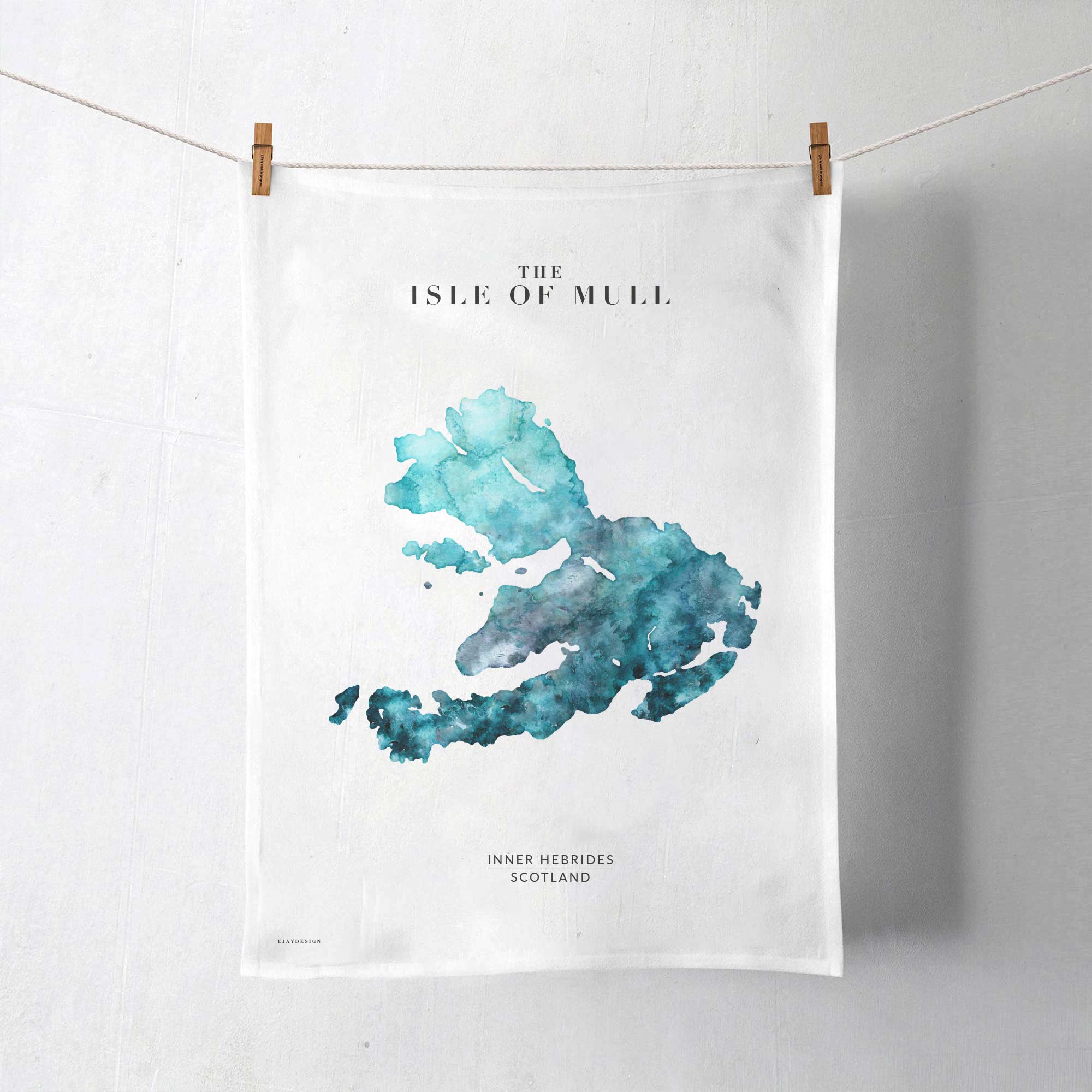 EJayDesign Tea Towel Isle of Mull Tea Towel