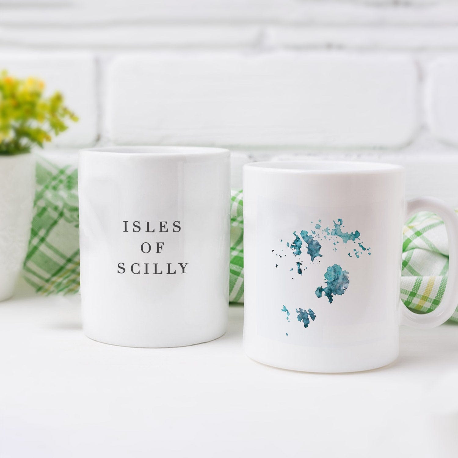 EJayDesign ISLE OF SCILLY Custom Watercolour Mug