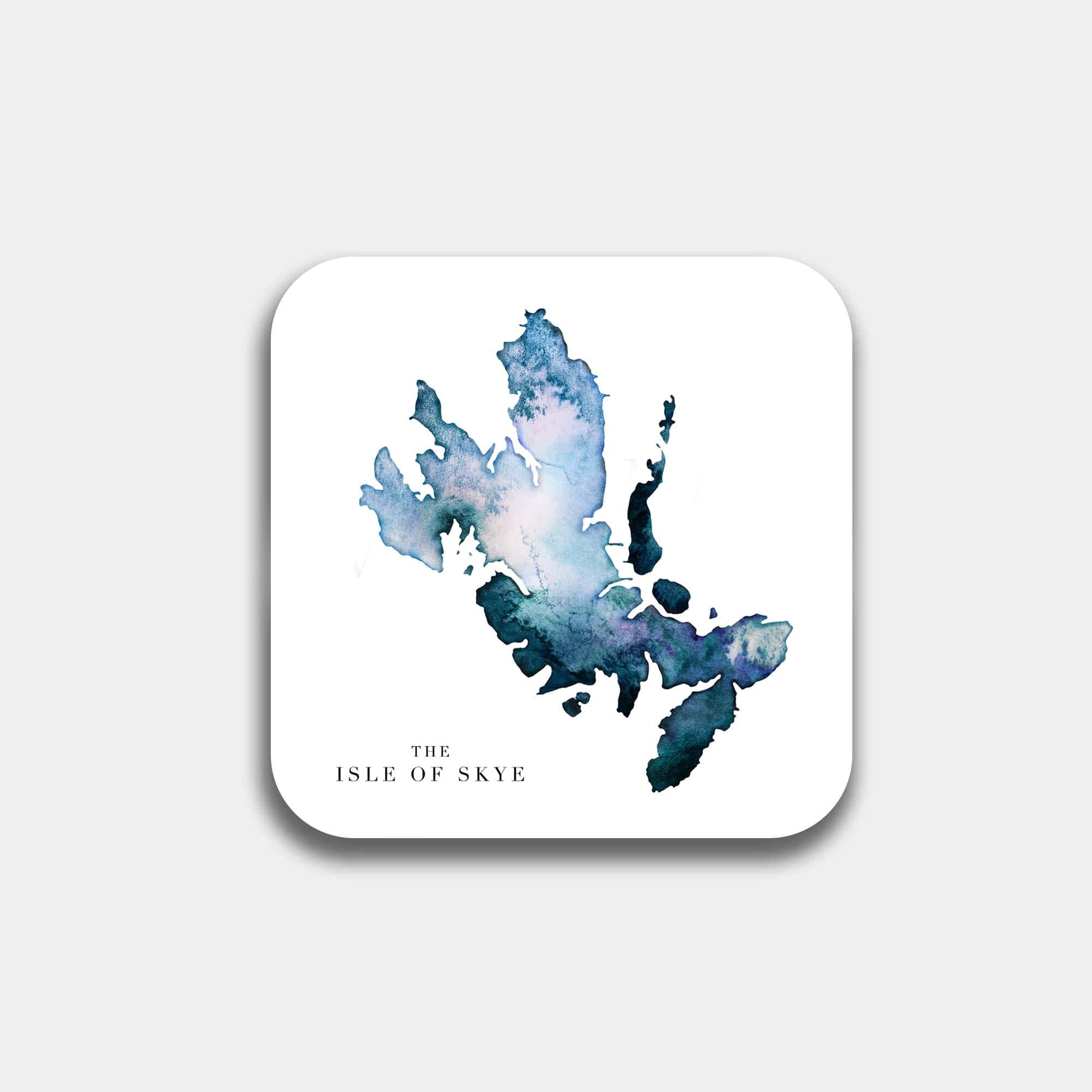 EJayDesign Kitchen Coaster Isle of Skye Coaster Watercolour Map