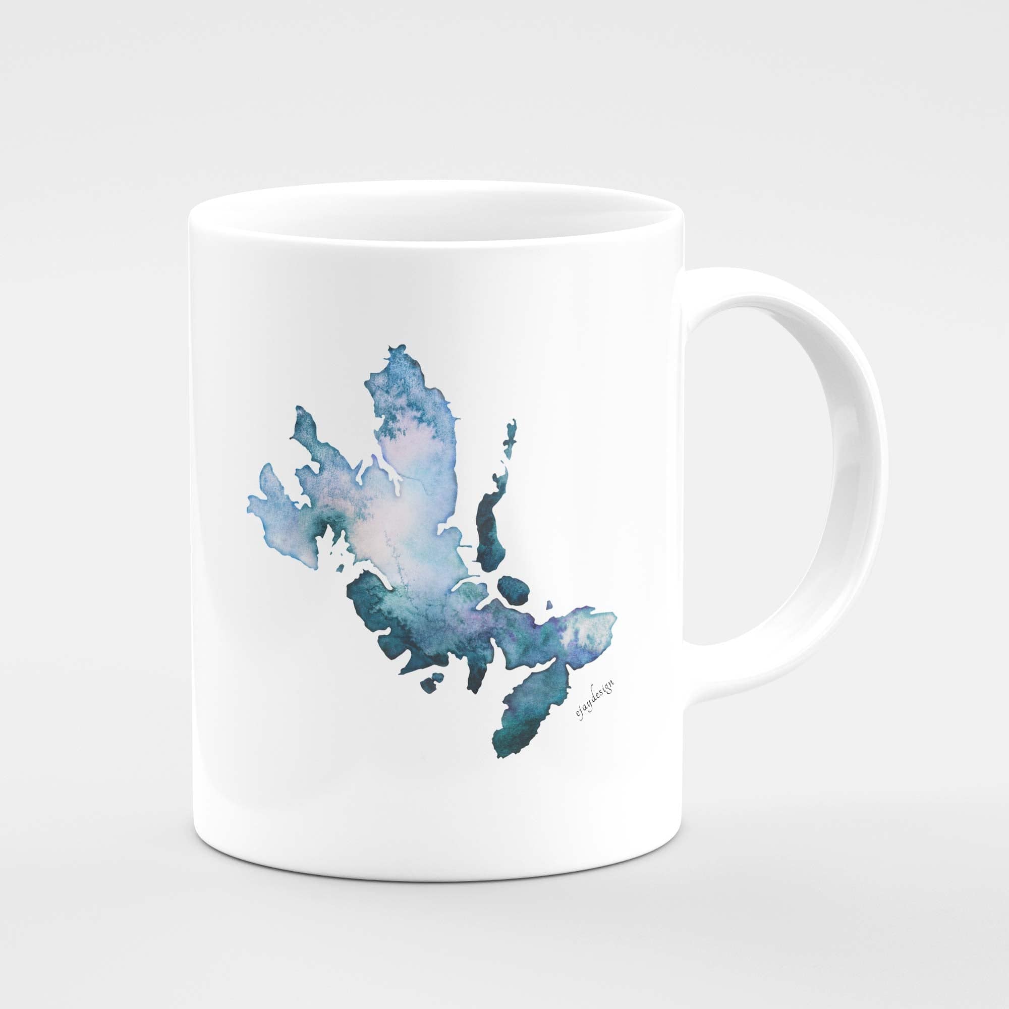EJayDesign Isle of Skye Custom Watercolour Mug