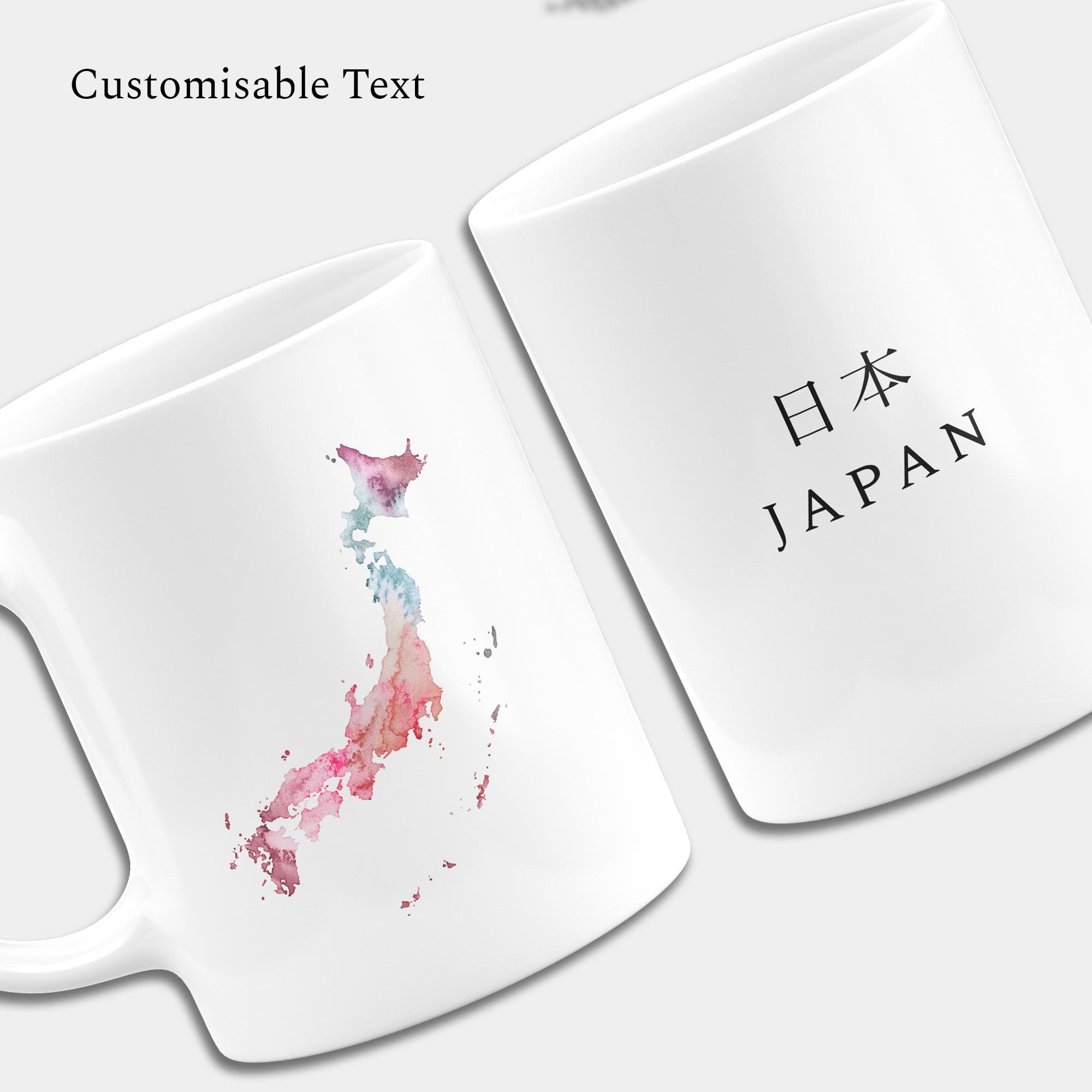 EJayDesign Japan Custom Watercolour Mug