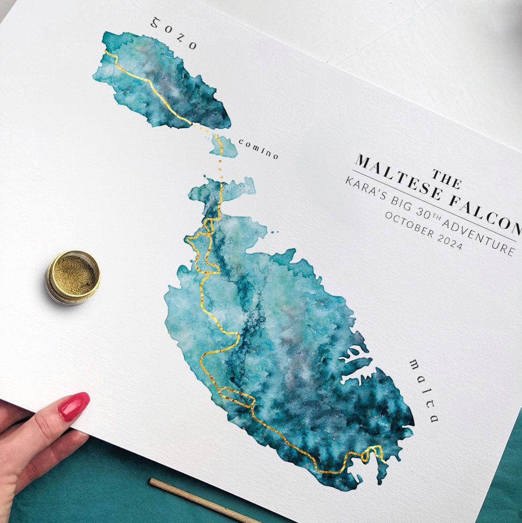 EJayDesign Posters, Prints, & Visual Artwork Malta: Maltese Falcon- Rat Race Map