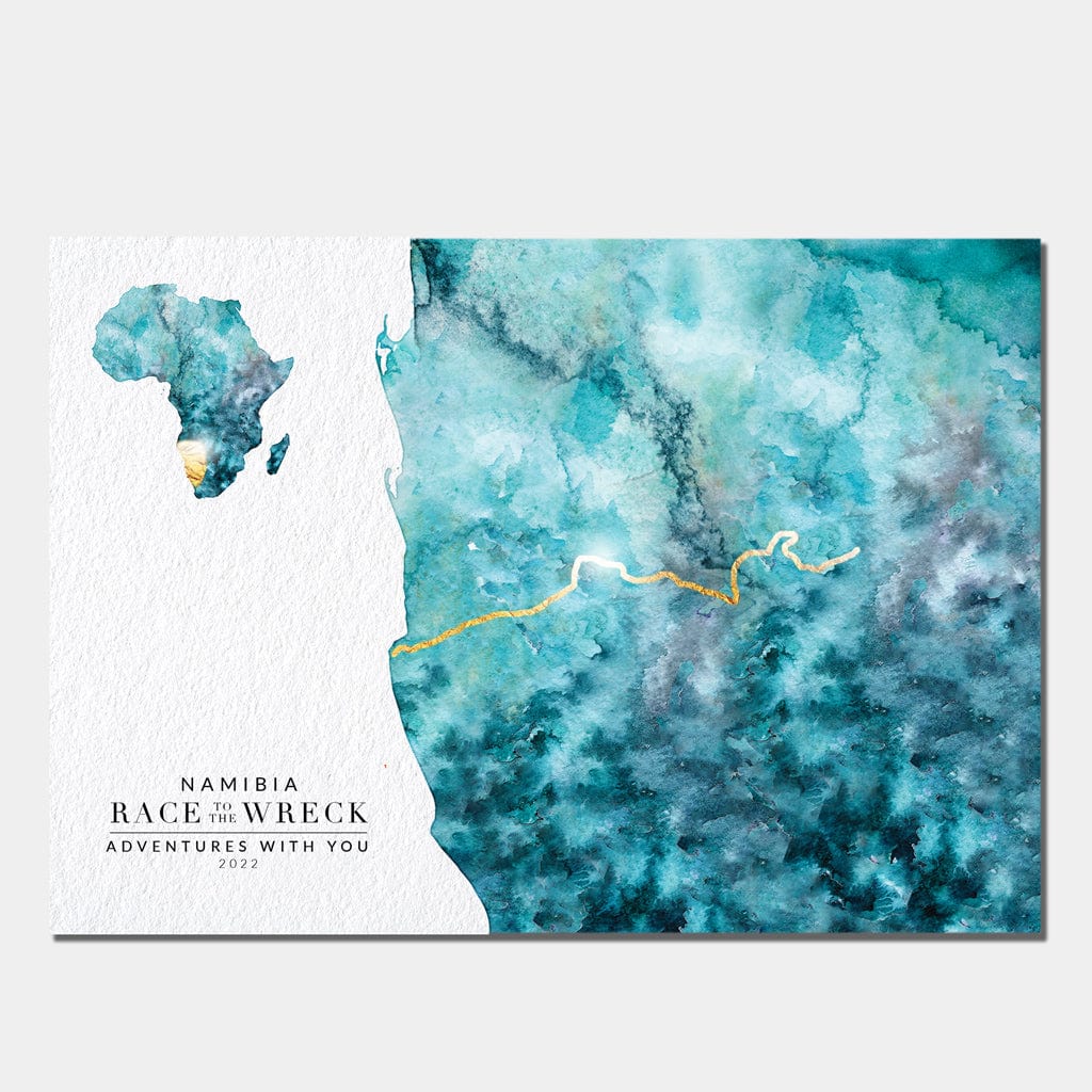 EJayDesign Artwork Namibia: Race To The Wreck - Rat Race Map