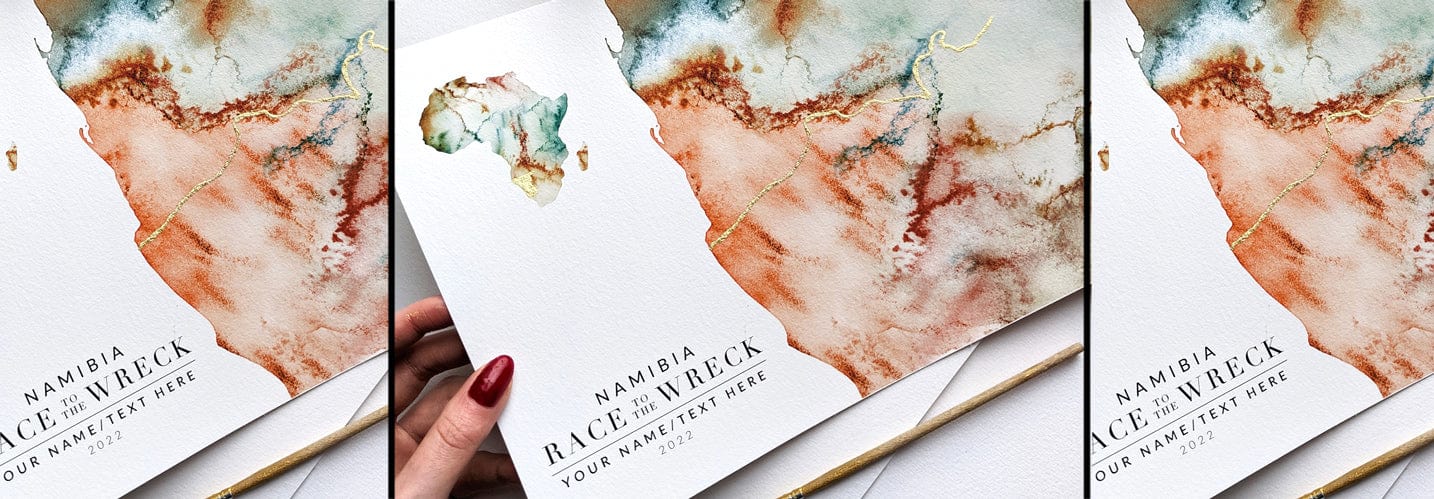 EJayDesign Artwork Namibia: Race To The Wreck - Rat Race Map