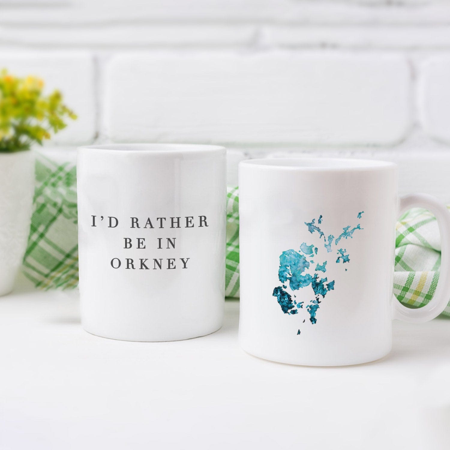 EJayDesign Orkney Custom Watercolour Mug