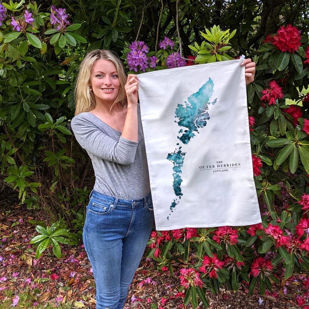 EJayDesign Tea Towel Outer Hebrides Tea Towel