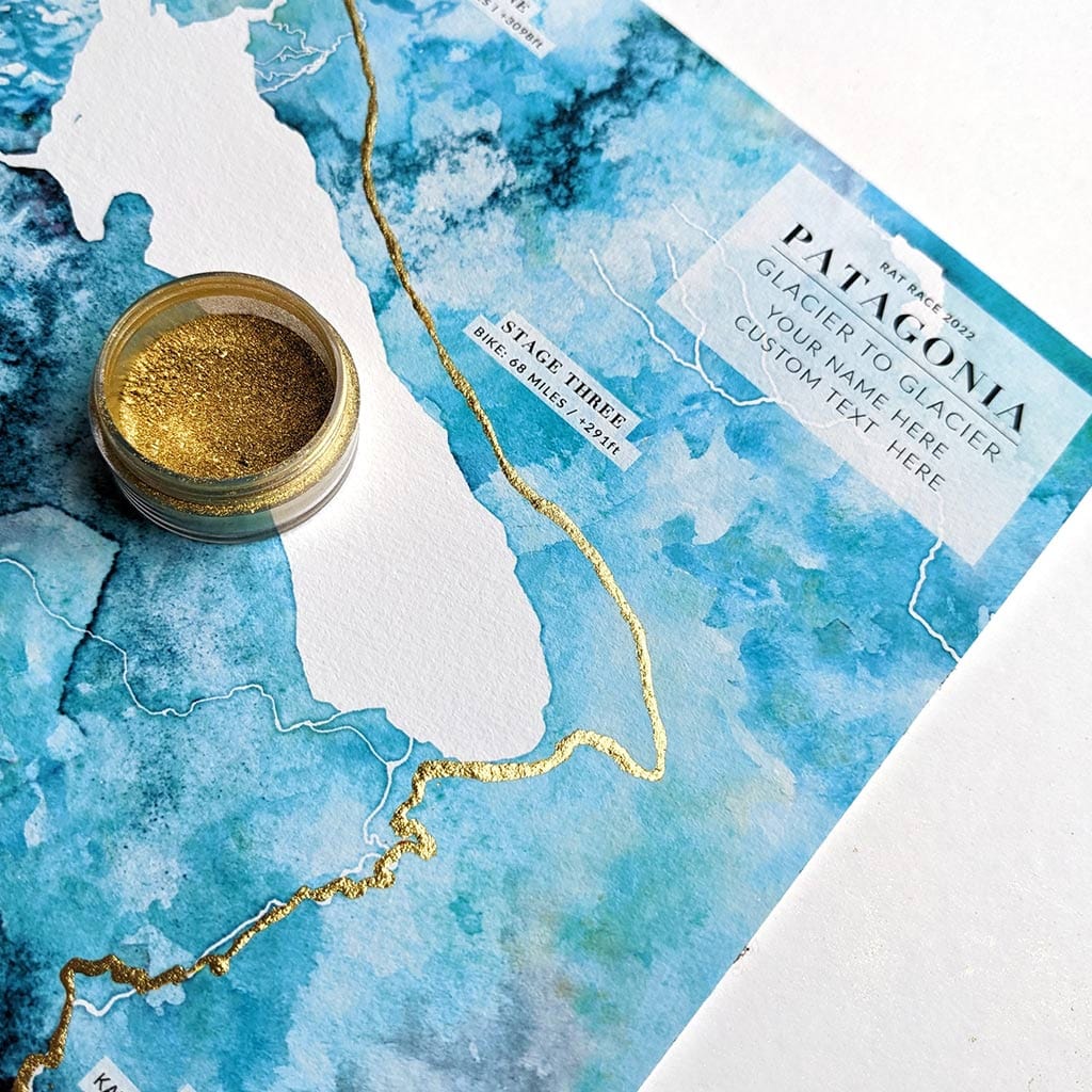 EJayDesign Patagonia: Glacier to Glacier - Rat Race Map