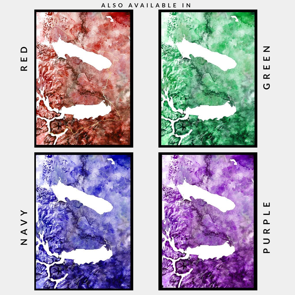 EJayDesign Patagonia: Glacier to Glacier - Rat Race Map