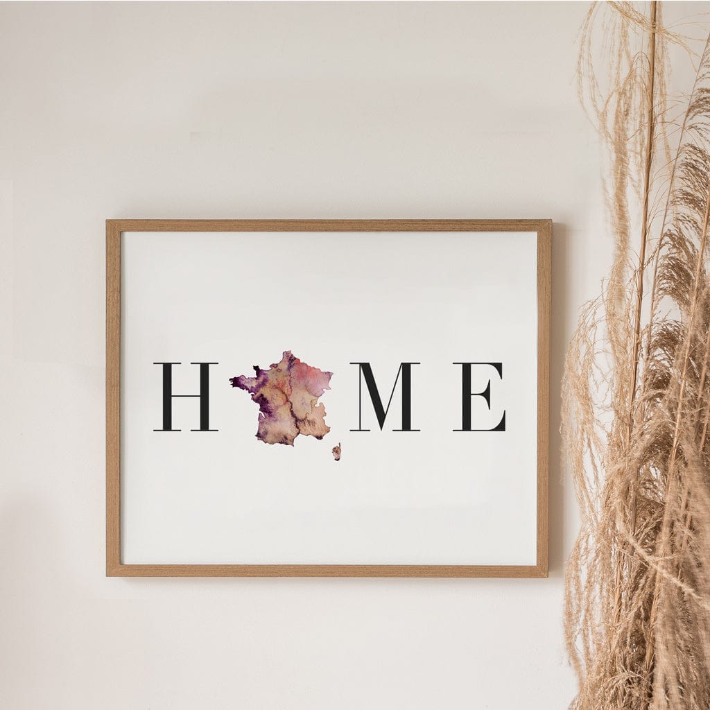 EJayDesign Scottish Prints Personalised Home Map