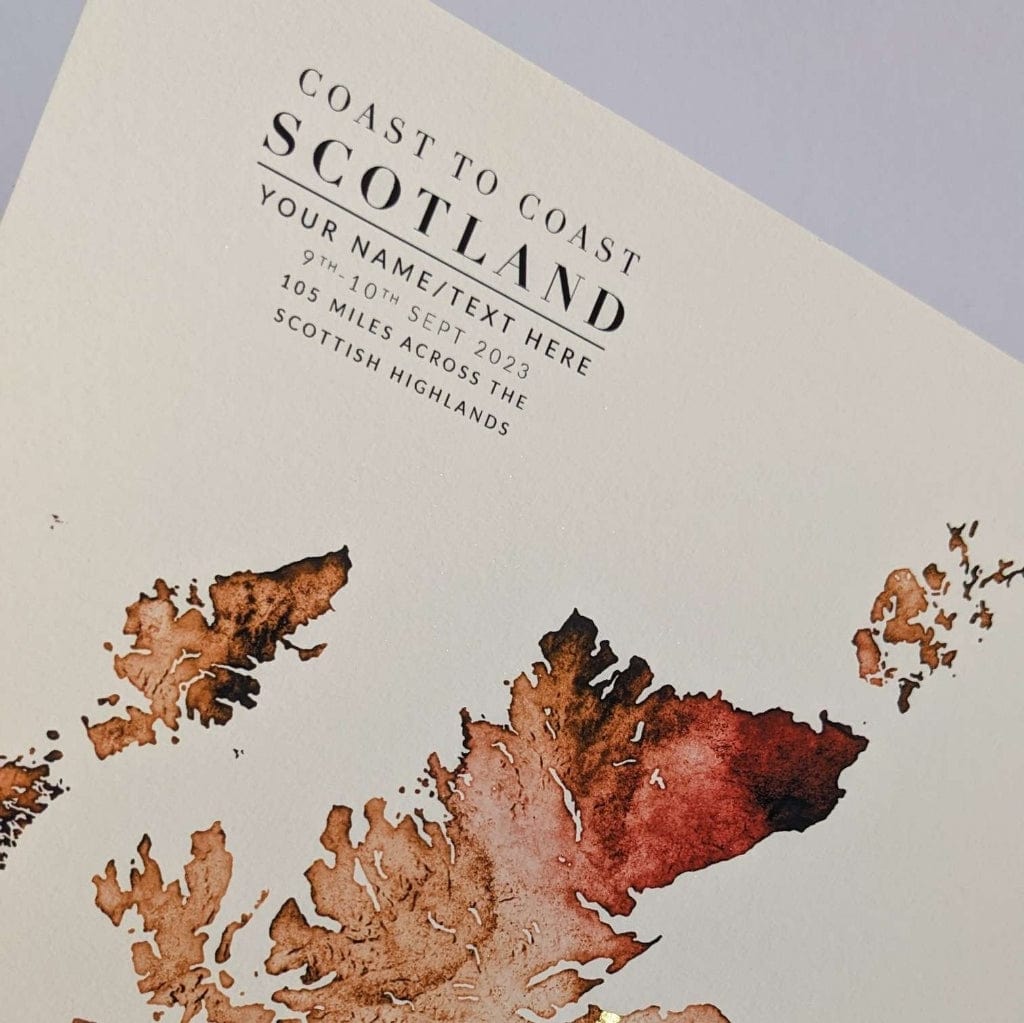 EJayDesign Scotland: Coast to Coast - Rat Race Map
