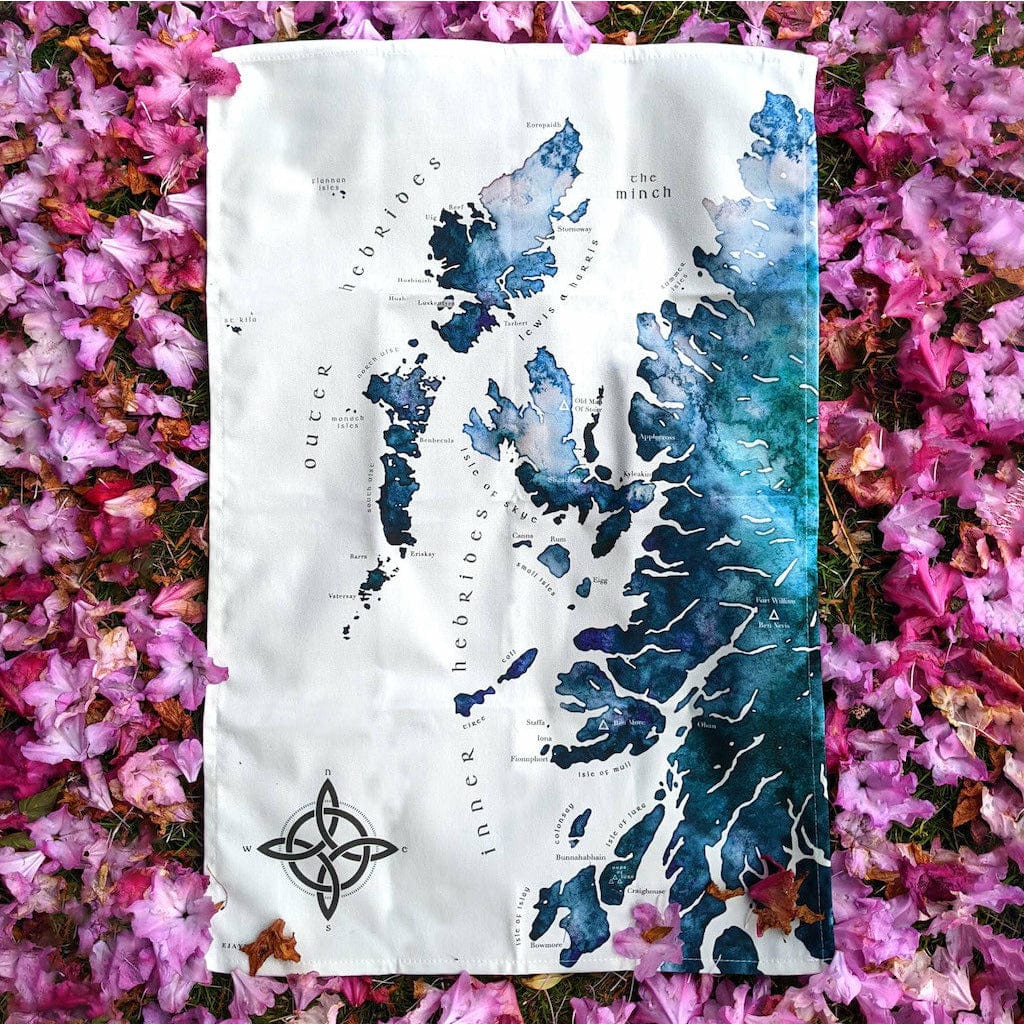 EJayDesign Tea Towel Scottish Hebrides Tea Towel