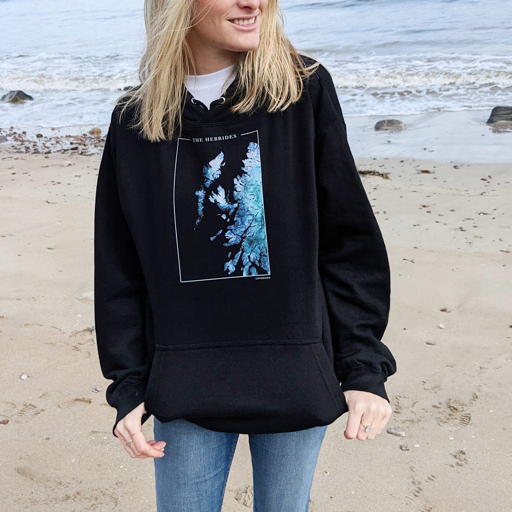 EJayDesign Black / S Scottish Hebrides Unisex Hoodie