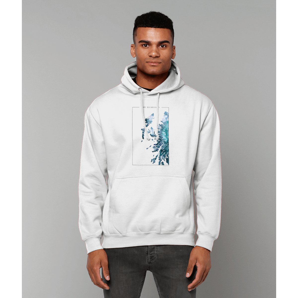EJayDesign White / S Scottish Hebrides Unisex Hoodie