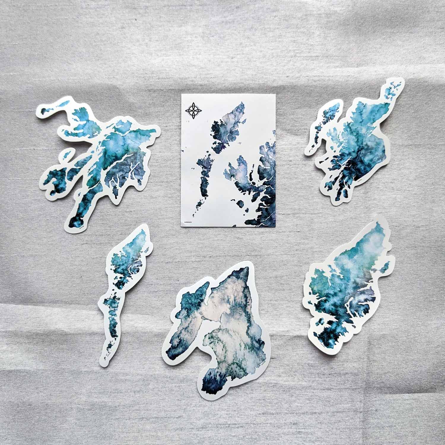 EJayDesign Scottish Islands Stickers