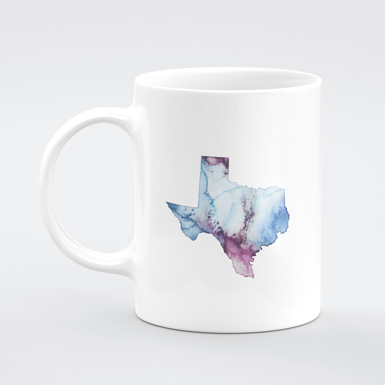 EJayDesign Texas Custom Watercolour Mug