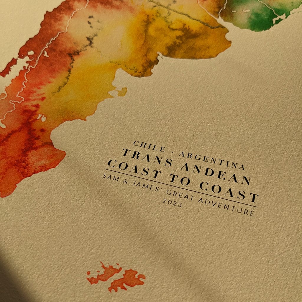 EJayDesign Trans Andean: Coast to Coast - Rat Race Map
