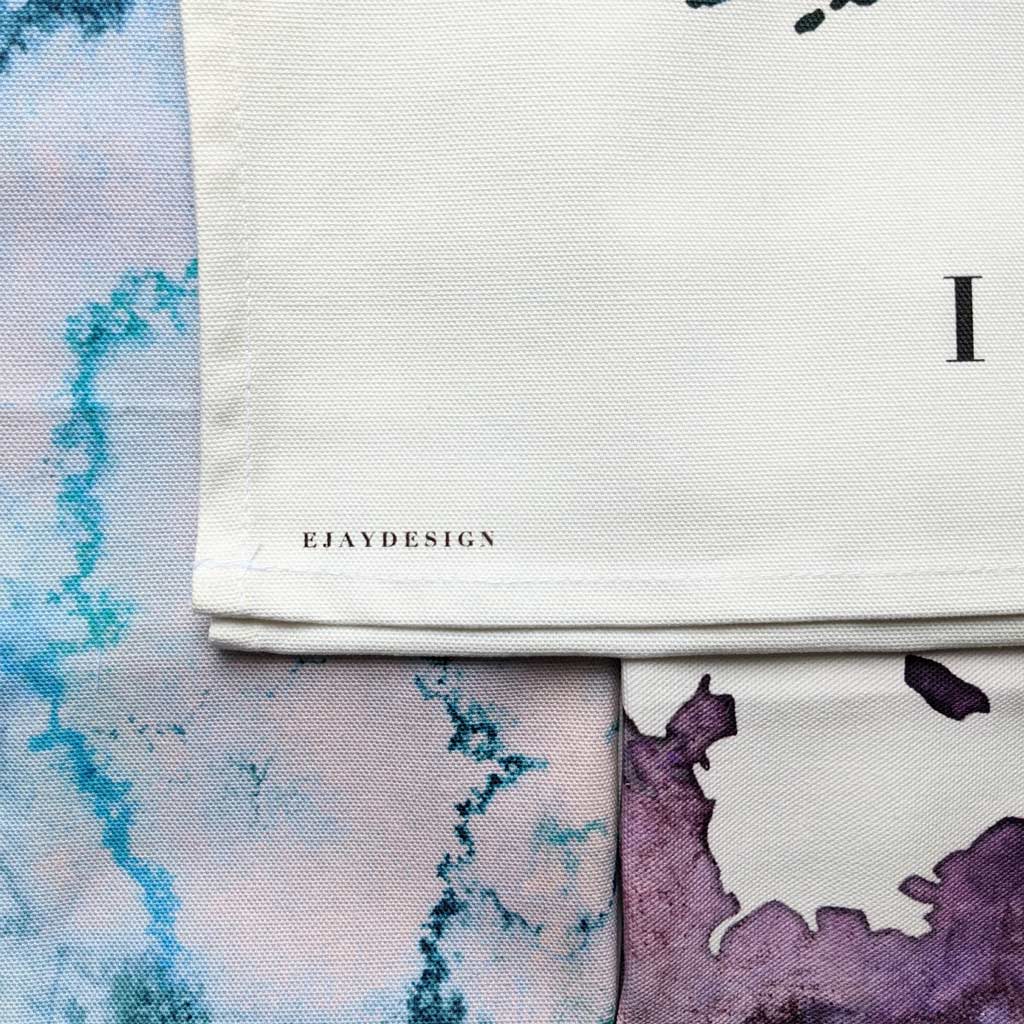 EJayDesign Tea Towel Turquoise Scotland Tea Towel