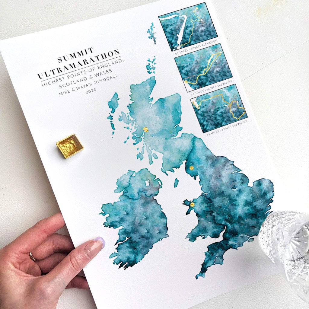 UK Sea To Summit Rat Race Map