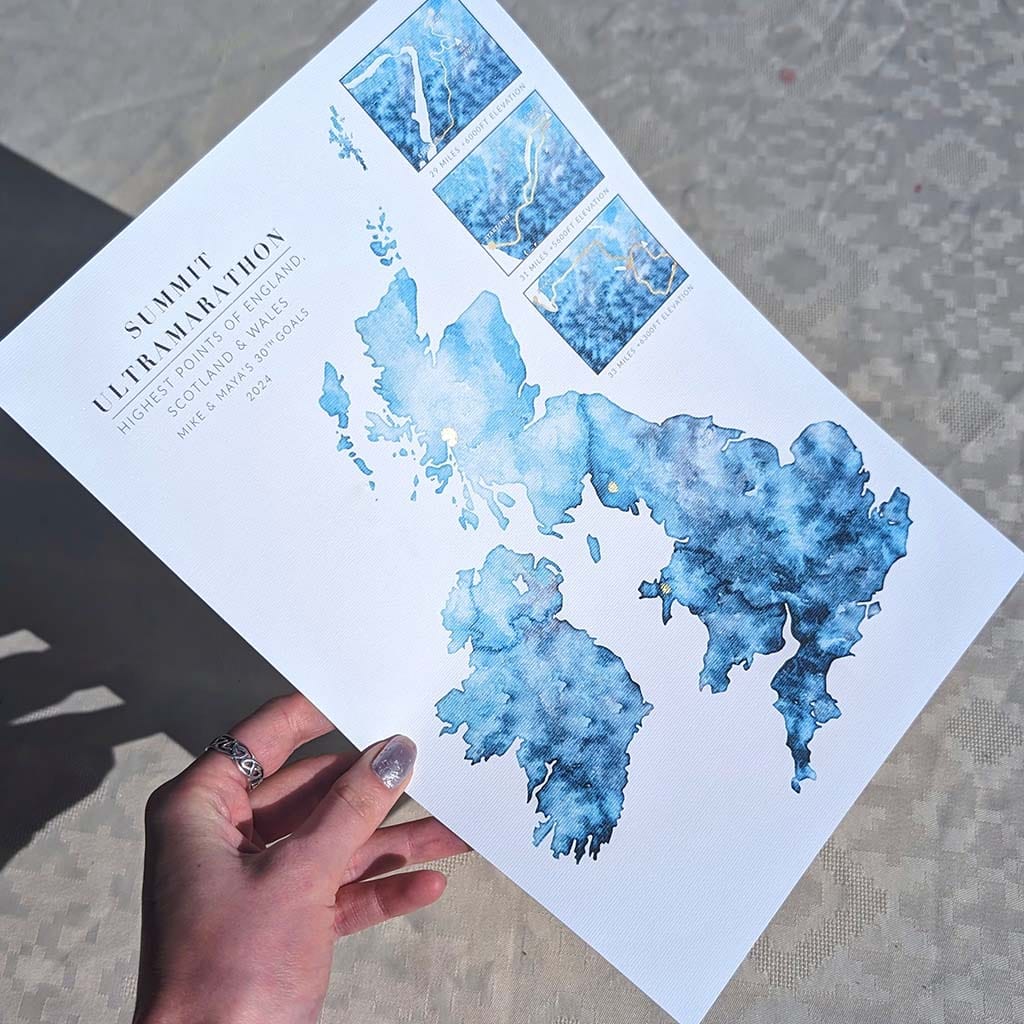 EJayDesign Posters, Prints, & Visual Artwork UK: Sea To Summit - Rat Race Map