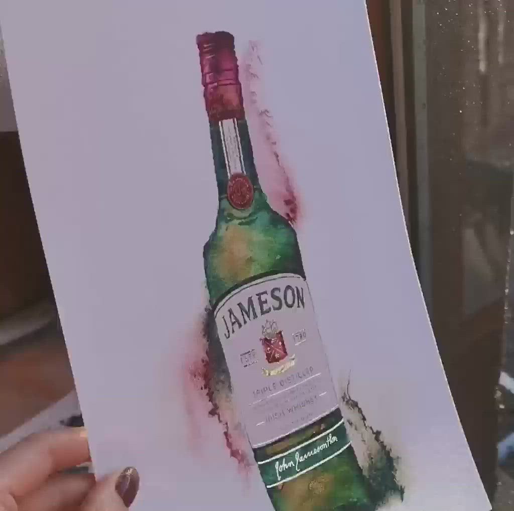 jameson-whiskey-gift-print-watercolour