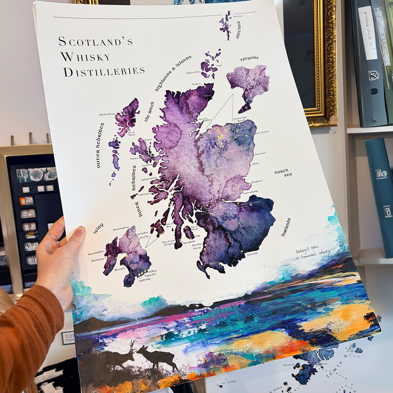 Scottish Whisky Map