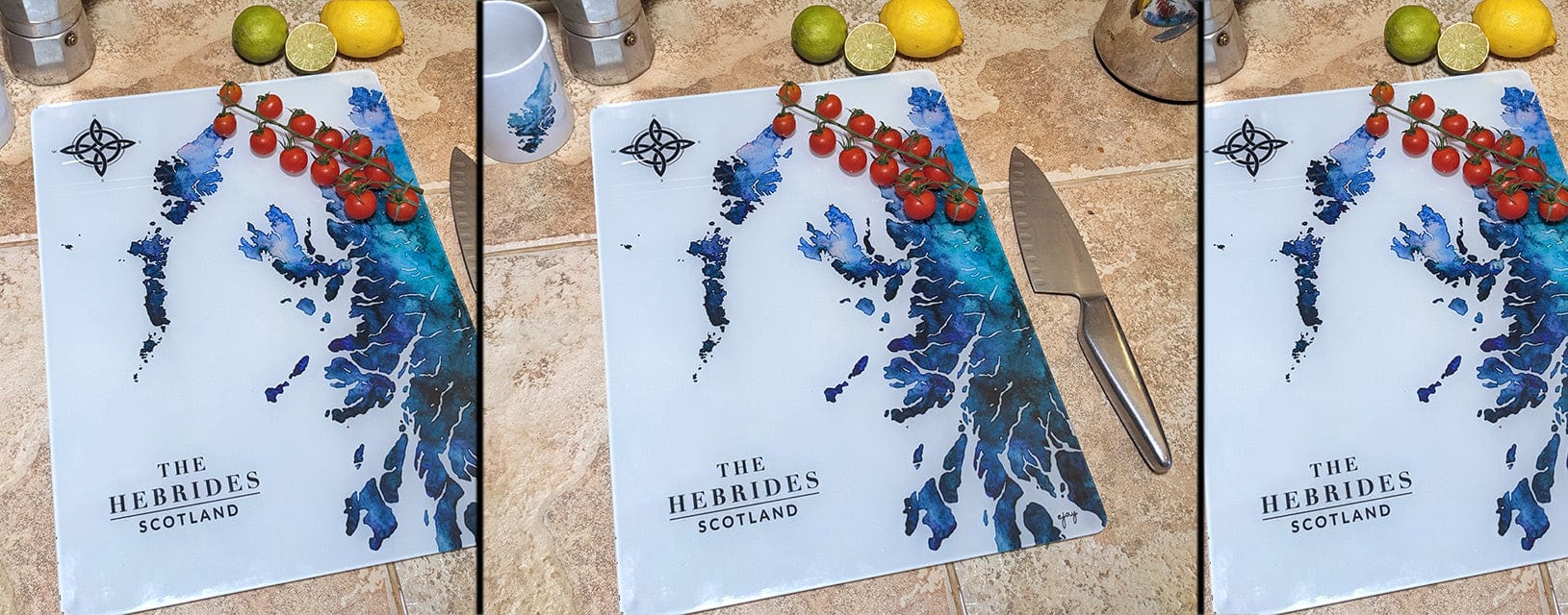 EJayDesign Isle of Lewis & Harris Glass Worktop Saver