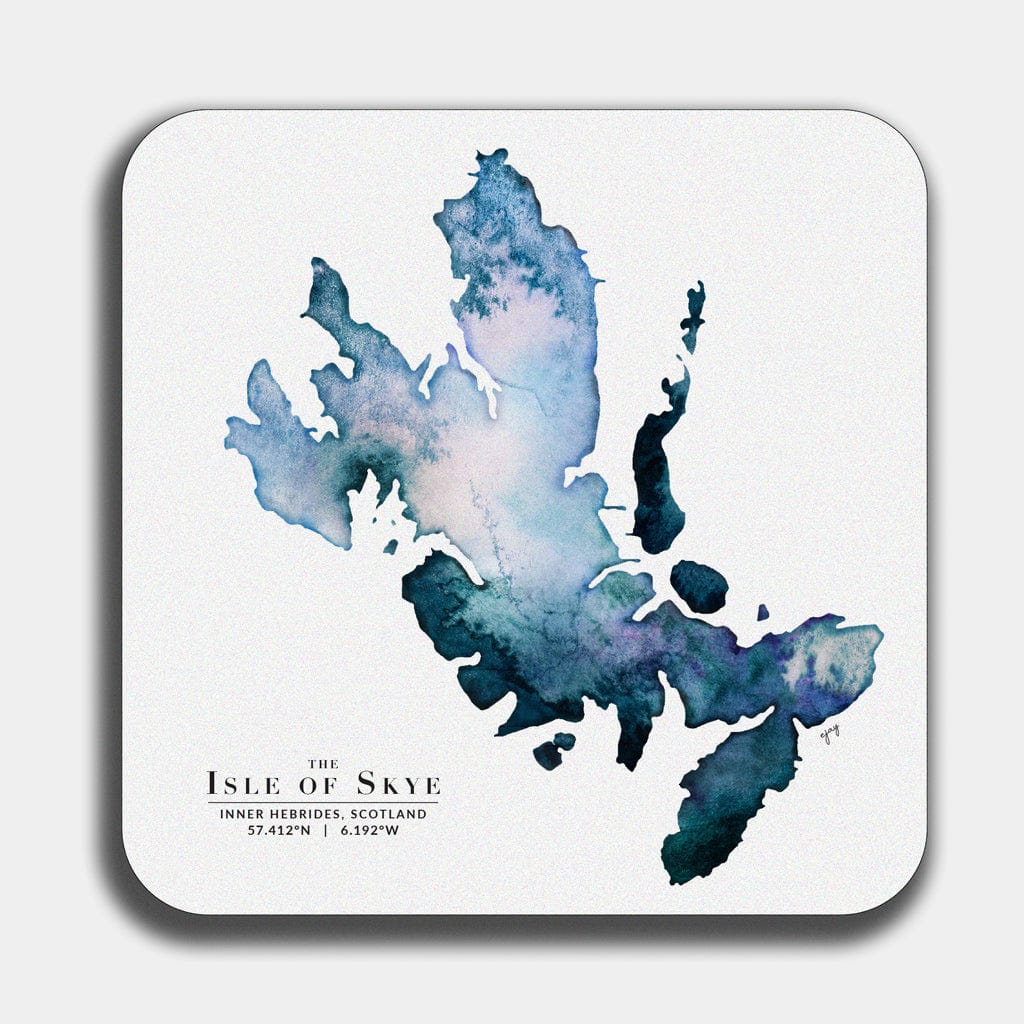 EJayDesign Isle of Skye Table Mat Watercolour Map