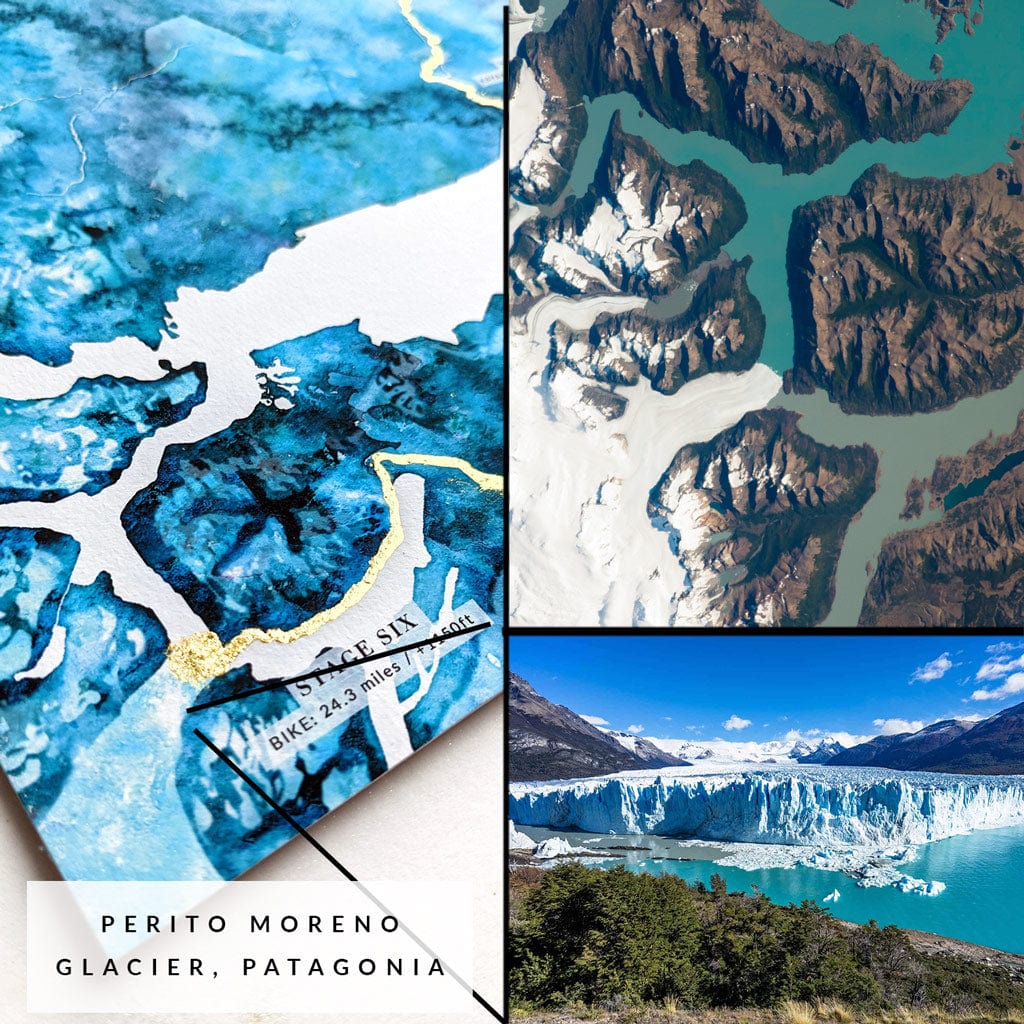 EJayDesign Patagonia: Glacier to Glacier - Rat Race Map