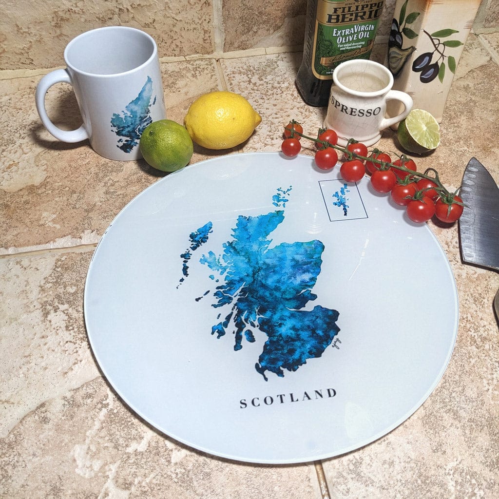 EJayDesign Scotland Glass Worktop Saver Circular