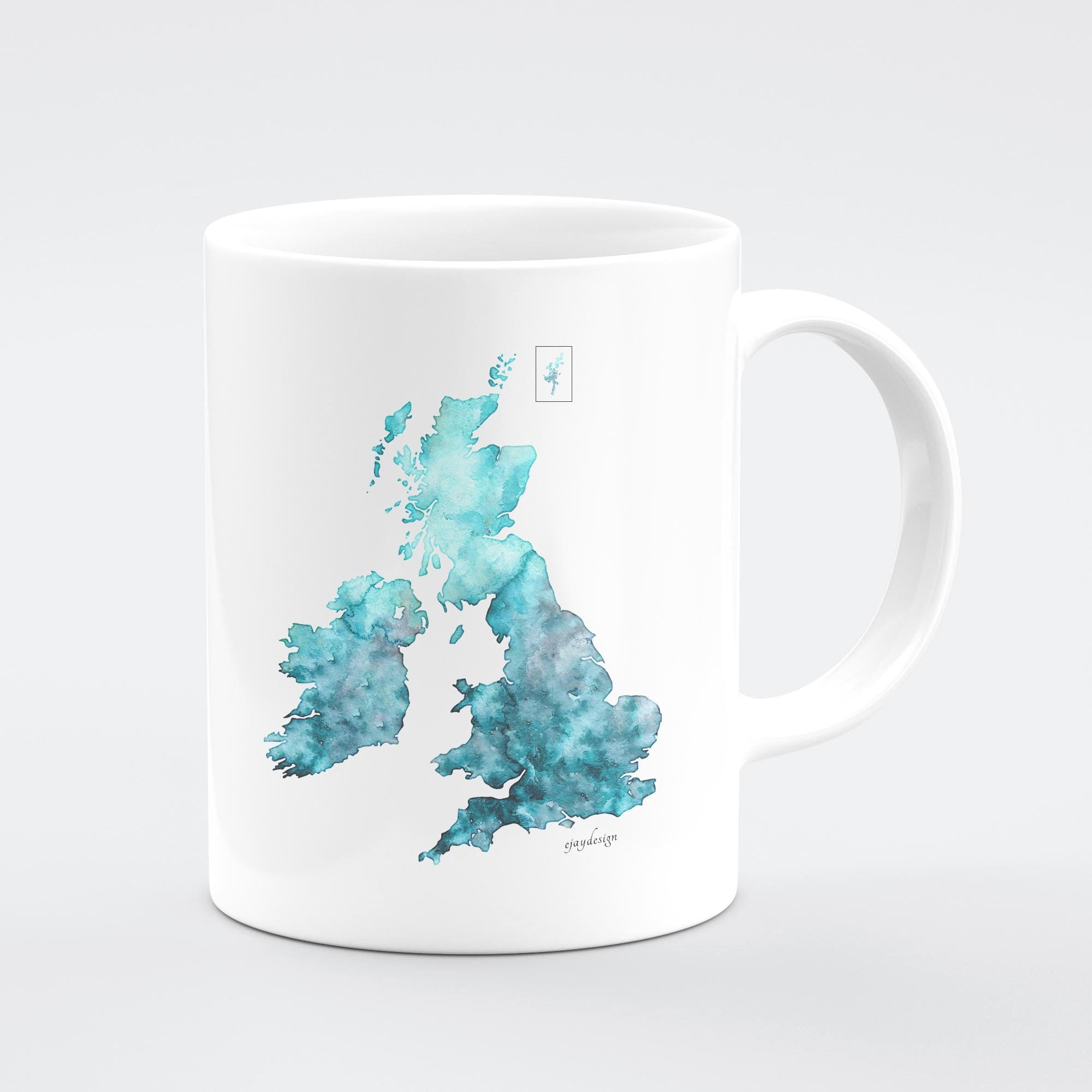 EJayDesign UK Custom Watercolour Mug