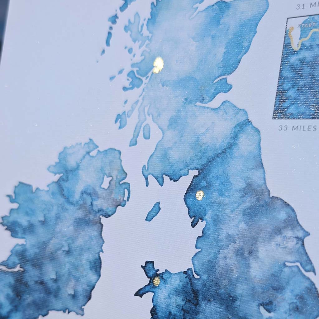 EJayDesign Posters, Prints, & Visual Artwork UK: Sea To Summit - Rat Race Map