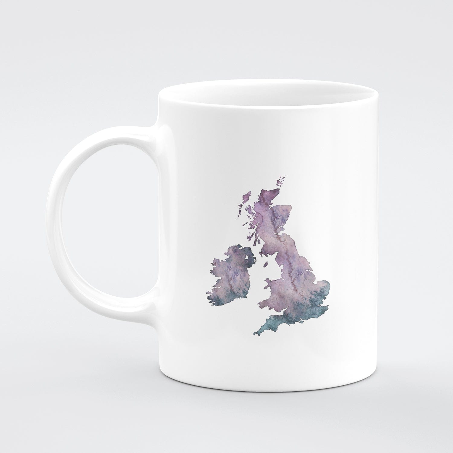 EJayDesign United Kingdom Custom Watercolour Mug