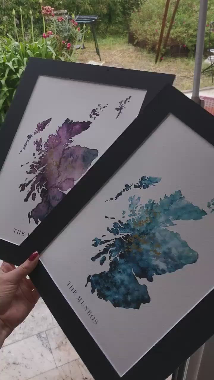Scotland Munro Map